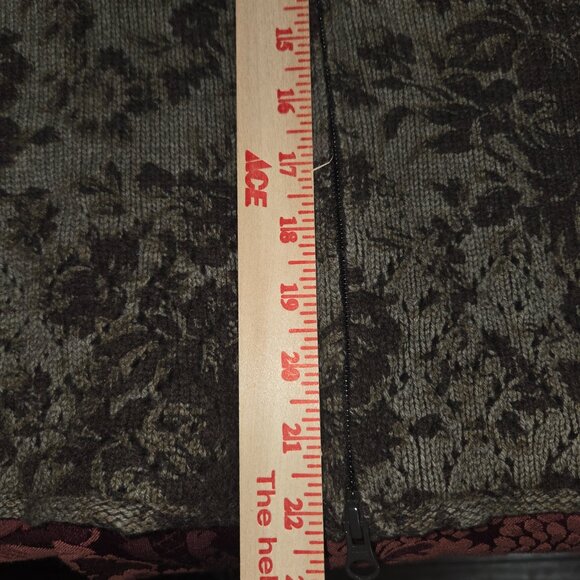 Oilily Lacey Bottom Long Sleeve Wool Blend Cardigan Sweater Woman's Size XL - Picture 8 of 11